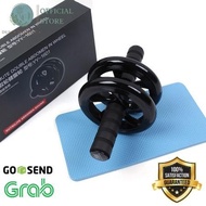 Ready AB WHEEL/AB ROLLER/DOUBLE WHEEL/ SIT UP EQUIPMENT GYM EQUIPMENT 1601 BONUS MATTRESS