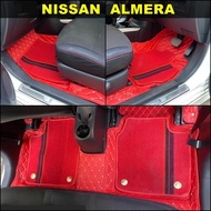 7D Car Floor Mats NISSAN ALMERA 2020-25 Fit