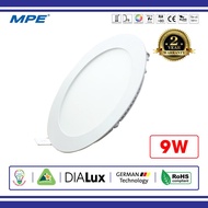 ĐÈN LED PANEL ÂM TRẦN TRÒN 9W MPE (RPL-9)
