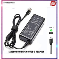 LE.NO.VO 65W THINKPAD YOGA CHARGER USB-C / TYPE-C 20V 3.25A AC ADAPTER E480 E485 L390 E490 E495 E590