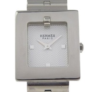 【日本直送】愛馬仕 HERMES Belt Watch 手錶 BE1.110 不鏽鋼 石英 指針式顯示 白色錶盤 женские【二手】