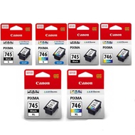 Canon PG-745s/745/745XL black & CL-746s/746/746XL colour Ink Cartridge For iP2870S/MG2577S/3070S.