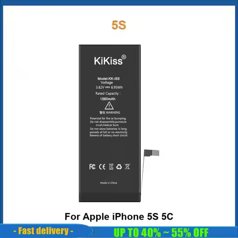 Battery For iPhone 5 5S 5C 6 6S 7 8 11 12 Mini 13 14 15 Plus Pro Max A2342 A2410 A2411 A2412 A2176 A