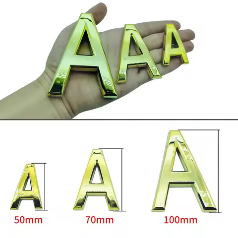 26 Letters House Number Outdoor 5-10cm Number Stickers Custom Letter Address Numbers Name Plate Addr