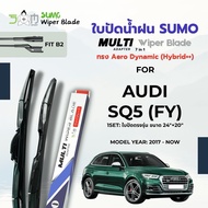 Sumo Sport Wiper Blades Model 24/20 Inch Multi-Adapter For Audi SQ5 (FY) 2017-2025