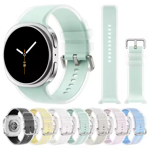 Sport Soft Silicone Strap for Samsung Galaxy Watch 9 8 44mm 40mm/8Classic 46mm Wristbands Galaxy 9 L