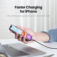 UGREEN MFi USB A to Lightning Cable 2.4A Fast Charging USB Data Cable Compatible for iPhone 14/13/12/11