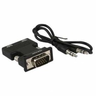 HDMI Female to VGA Male 1080P Audio Port Converter Adapter - HV100200 GT GT GT