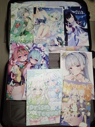 C107 原神 同人誌 插畫集 + 熒亞克力鑰匙扣