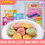 60Pcs Halal Macaron Cookies LIGGUI Crispy Mini Cookies Viral SNACKS & Gift Box Snack BISCUIT