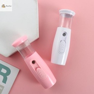 RUCHO Girls Women Rechargeable Hydrating Moisturizing Skin Cleaning Nano Facial Sprayer USB Facial Humidifier Mist Spray Machine Handy Face Steamer