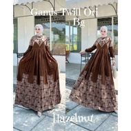 Original Twill Dress BG Collection Hazelnut Motif