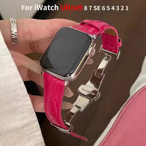 Luxury Fashion Strap for Apple Watch Strap 49mm Ultra 45mm 42mm 38mm Metal Buckle Strap IWatch Serie