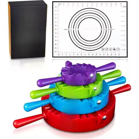Magic Dumpling Maker Kit, set of 4-mold ravioli, empanadas, ravioli dough press and pasta making too