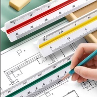 COKAI Scale Ruler A, Scale Ruler B, Triangular Scale Architect Ruler Technical Ruler 30cm