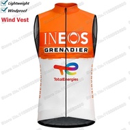 Ineos-Grenadiers Team Road Bike Vest Men Cycling Vest Cycling Jersey Sleeveless Bicycle MTB Clothing