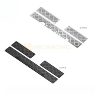 G190KS G1 Stainless Steel Chequered Plates, Metal Protection & Decoration Parts for 1/8 H8H Defender