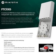 【MikroTik 台灣代理】公司貨 FTC11XG  室內/戶外SFP+ 10G光電轉換器Media Converte