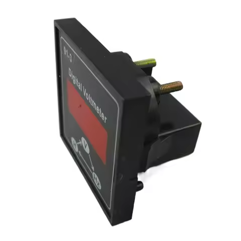 91-3 Digital Voltmeter For Diesel Generator 220V 380V Single And Three Phase With LED Display And Fr