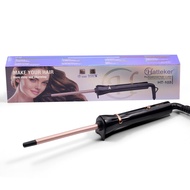 Hatteker Curling Tong,Hair Curling Wand 9MM Tapered Curling Iron Professional Hair Curler Quick Heat