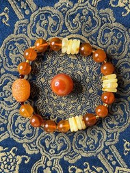 俄羅斯回流老蜜蠟手串，原裝歐式設計，百分百全天然波羅的海蜜蠟，無優化無烤色，感恩回饋價，不議價。