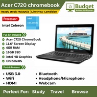Acer C720 Chromebook (11.6" - 2GB/4GB RAM - 16 GB eMMC - Chrome OS)