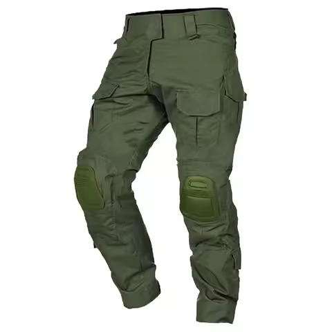 Camo Tactical Pants Training Wear-resistant Multi-pocket Work Pants Men Waterproof Cargo Pants Men H