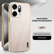 For Reno14 Casing For Oppo Reno 14 Pro 14F 14Pro Reno14 F Pro Reno14Pro Reno14F 5G Silk Pattern Luxu