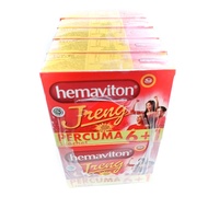 Hemaviton Jreng With Ginseng Extract + Vitamin B   ( 10 Box  x 6 Sachet x 4g ) PERCUMA  6 + 1 sachet