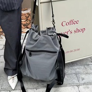 Rope Bag College Student Capacity Multi-Purpose Single Diagonal Backpack Shoulder Draw Sports Backpa