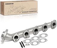 A-Premium Right Exhaust Manifold Kit W/Gaskets [6.8L] Compatible with Ford F-250 F-350 F-450 F-550 S