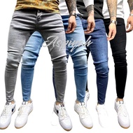 Lelaki Skinny/Slim Fit/ Seluar Jeans Untuk Lelaki dan Perempuan/ Kain Bergetah dan Lasak/Jeans Pants
