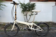 จักรยานพับได้ญี่ปุ่น - ล้อ 20 นิ้ว - เกียร์ 2x9 (18 สปีด) - อลูมิเนียม - Dahon Vitesse P18 - สีขาว [