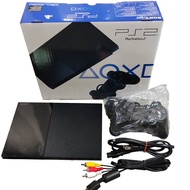 เครื่องเกมPS2 รุ่นSlim มือสอง แปลงแล้วครบชุดพร้อมเล่น เครื่องเกมเพทู ประกันร้าน30วัน เครื่องplay2 ps2 game