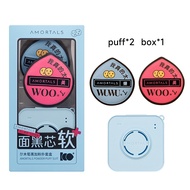 2452Bông phấn cỡ lớn XL AMORTALS Đen Nâng Cấp Siêu Mềm Không Thấm Kem Hợp Kem Nền & Phấn Phủ2555