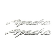 23.5CM Motorcycle Emblem Badge Decal 3D Tank Wheel Logo "Apache " Sticker for TVS Apache Hot Sale