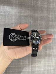 ❤️極罕有 公價$116,000 保修期到2028年 左的 灰色放射錶面 洋蔥的 大飛 自動機械錶 ✅證書 ✅盒 IWC 501012