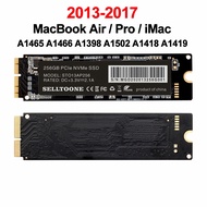 256GB 512GB 1เทราไบต์ SSD สำหรับ A1465 Macbook Air A1466 EMC2631 2632 2925 Macbook Pro A1398 A1502 A