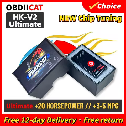 HK-V2 OBD2 Chip Tuning Box Tool New PRO/Ultimate Increase Power Torque Additional Diesel Power Box A