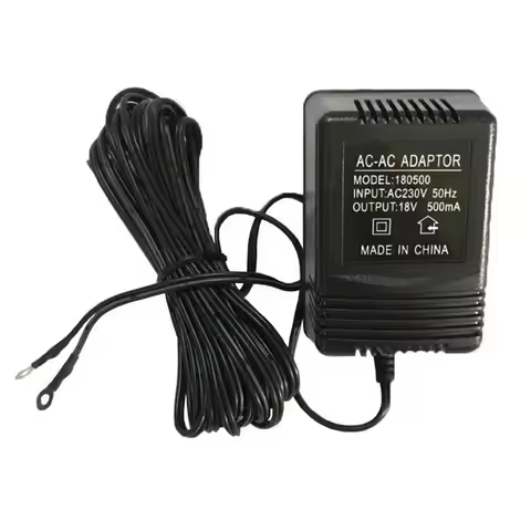 AC Doorbell Power Adapter, 18V 500MA Doorbell Transformer, 5M Cable, Compatible Ring Doorbell, Video
