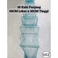30Kaki Panjang x 60CM Lebar x 40CM Tinggi Bubu Naga Panjang Bubu Naga Besar Bubu Naga Ikan Bubu Naga