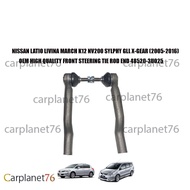 NISSAN LATIO LIVINA MARCH K12 NV200 SYLPHY GLL X-GEAR (2005-2016) OEM HIGH QUALITY FRONT STEERING TI