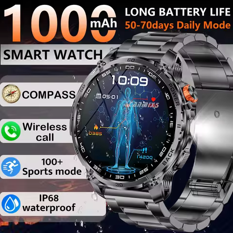 New T-Rex3 Ultra 1000mAh Battery Smart Watch GPS Track Compass IP69K Waterproof Sports tracker Outdo