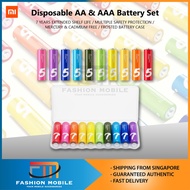 Xiaomi ZMI ZI7 AAA Alkaline Battery ZMI ZI5 AA Alkaline Battery 1.5V 10pcs Batteries in frosted case Long Shelf Life