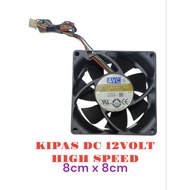 DC 12volt high speed AVC 0,84A fan stock according to photo