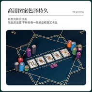 Texas Hold'em Poker Mat Lock Edge Poker Permainan Mat Meja Khas Bilik Catur GetahTexas Hold'em Pads 