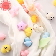 CheeseArrow 2/5/10Pcs Mini Animal Squishy Toy Squeeze Ball Toys Fidget Toys Pinch Kneading Toy Stress Reliever Toys Kid Party Favor sg
