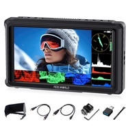 FEELWORLD FW568 PRO 6 Inch 1200nit High Bright Camera DSLR Field Monitor with F750 4400mAh Battery a