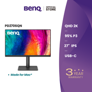 BenQ PD2706QN 27นิ้ว 2K IPS 95% P3 USB-C 90W Mac-Ready Designer Monitor (จอคอมงานกราฟฟิค)