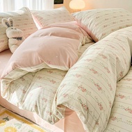 2024 New Design 100% Cotton 1000TC Cadar Fitted Sheet Bed Set 3 in 1 41in 1bedsheet Set Pillowcase Single/Queen/King Bedsheet Set